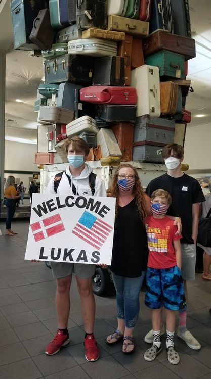 Lukas værtsfamilie USA